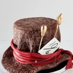 Crystal's Cake Creations - Mad Hatter centerpiece cake