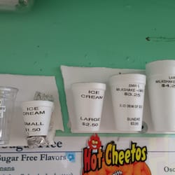 Big Chill Sno Balls & Ice Cream - Ice cream sizes 2015