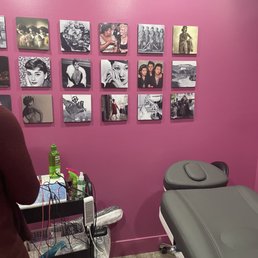 Inside the studio