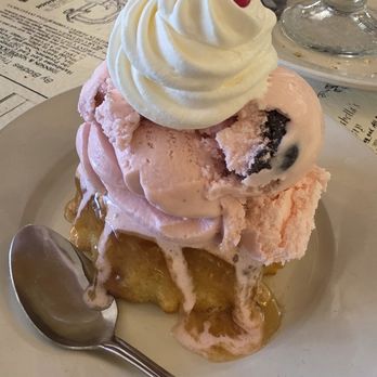 Horne's - Pineapple upside down cake with cherry ice cream - New American Near Me - Port Royal, Virginia Horne's - Pineapple upside down cake with cherry ice cream - New American Near Me - Port Royal, Virginia