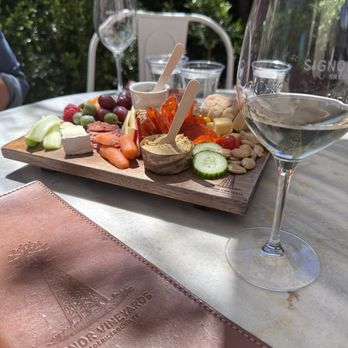 Signor Vineyards - Charcuterie for 2-4 people, very filling for 3 gals. - Wine Tasting Room Near Me - Fredericksburg, Texas