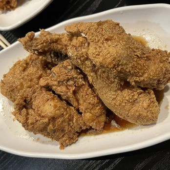 Myungin Dumplings - 19. Soy Garlic Fried Chicken - Half - Korean Near Me - Northridge, California Myungin Dumplings - 19. Soy Garlic Fried Chicken - Half - Korean Near Me - Northridge, California
