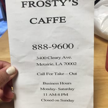 Frosty's Caffe - Vietnamese Near Me - Metairie, Louisiana Frosty's Caffe - Vietnamese Near Me - Metairie, Louisiana