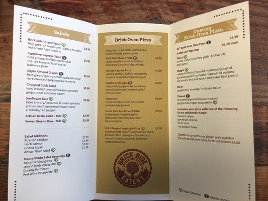 Menu photo 2 Brick-Side Eatery Pittsburgh, PA