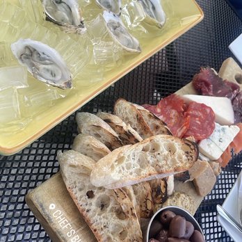 Chef's Bistro - Oysters on the half shell, and the chefs board - American Near Me - North Conway, New Hampshire Chef's Bistro - Oysters on the half shell, and the chefs board - American Near Me - North Conway, New Hampshire