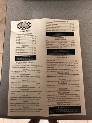 Menu photo 2 Grill 46 Durham, NC Menu photo 2 Grill 46 Durham, NC
