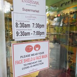 The Landmark Supermarket - Store Hours