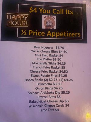 Menu photo 7 Tree Guys Pizza Pub Itasca, IL Menu photo 7 Tree Guys Pizza Pub Itasca, IL
