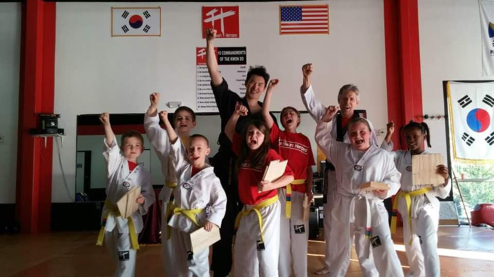 Tae Kwon Heroes Martial Arts Logo