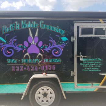 Fluff-It Mobile Grooming - Our new wrap! - Pet Training Near Me - Ocklawaha, Florida