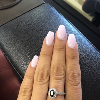 Icon Nails Spa - Coffin dip technique - Nail Salons Near Me - Coral Gables, Florida