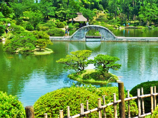 Shukkeien Garden by null