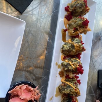 Trapper's Sushi - Appetizer--- stuffed mushrooms - Sushi Bars Near Me - Parkland, Washington Trapper's Sushi - Appetizer--- stuffed mushrooms - Sushi Bars Near Me - Parkland, Washington