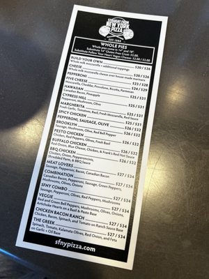 Menu photo 2 Straight From New York Pizza Salem, OR Menu photo 2 Straight From New York Pizza Salem, OR