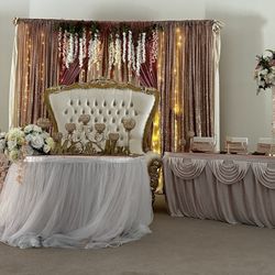Events And More Venue - Bride and Groom table