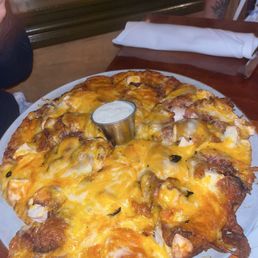 Chicken BBQ pizza