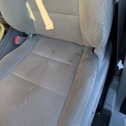 Clean seats were left dirty by Tire Choice. Clean seats were left dirty by Tire Choice.