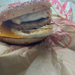 Sausage instead of bacon Sausage instead of bacon