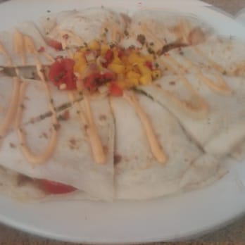 Poseidon on the Beach - Almost cheese-less quesadilla - Seafood Near Me - Del Mar, California Poseidon on the Beach - Almost cheese-less quesadilla - Seafood Near Me - Del Mar, California