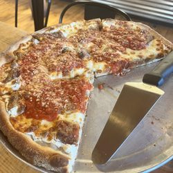 Pizza Factory - Eggplant parm pizza