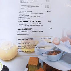 Fu Castella - Menu