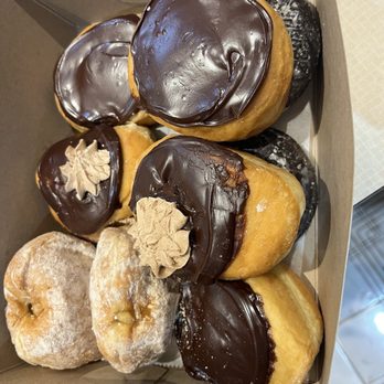 Paula's Donuts - Chocolate donuts and apple pie donuts.  Donuts (1/2 Dozen) - Donuts Near Me - Tonawanda, New York