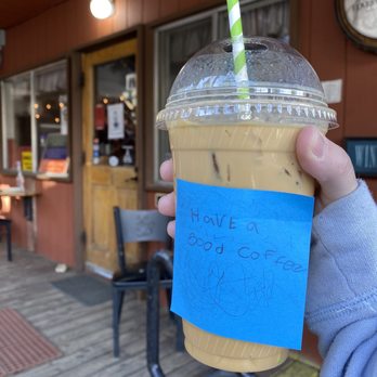 The Village Grind - A cute coffee note from the 4th graders in town! - Wine Bars Near Me - Wrightwood, California The Village Grind - A cute coffee note from the 4th graders in town! - Wine Bars Near Me - Wrightwood, California