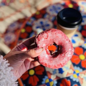 Sedonuts And Coffee - Red velvet glazed donut - Donuts Near Me - Sedona, Arizona Sedonuts And Coffee - Red velvet glazed donut - Donuts Near Me - Sedona, Arizona
