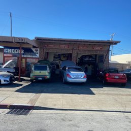 Exterior outside entrance of Cheers Auto Repair - They take all makes and models they try their best - San Bruno, California Exterior outside entrance of Cheers Auto Repair - They take all makes and models they try their best - San Bruno, California