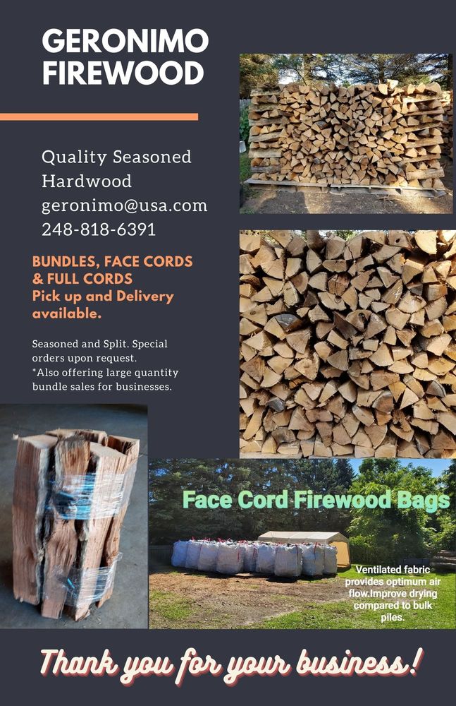 GERONIMO FIREWOOD Updated August 2024 13 Photos Grand Blanc