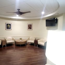 Hawaiian Airlines Premier Club - Inside the Hawaiian Airlines Premier lounge in Hilo.