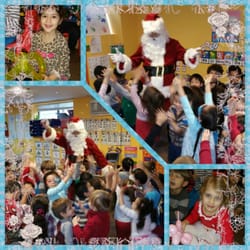 Baby Steps Preschool - Santa came for a visit.