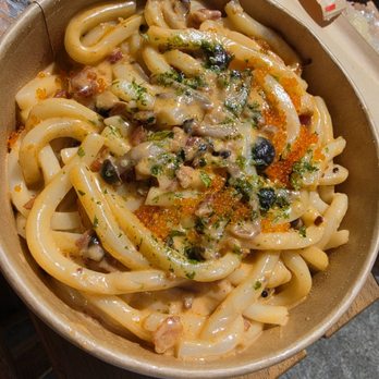 Buri Buri - Miso carbonara udon - Japanese Near Me - Burlingame, California Buri Buri - Miso carbonara udon - Japanese Near Me - Burlingame, California