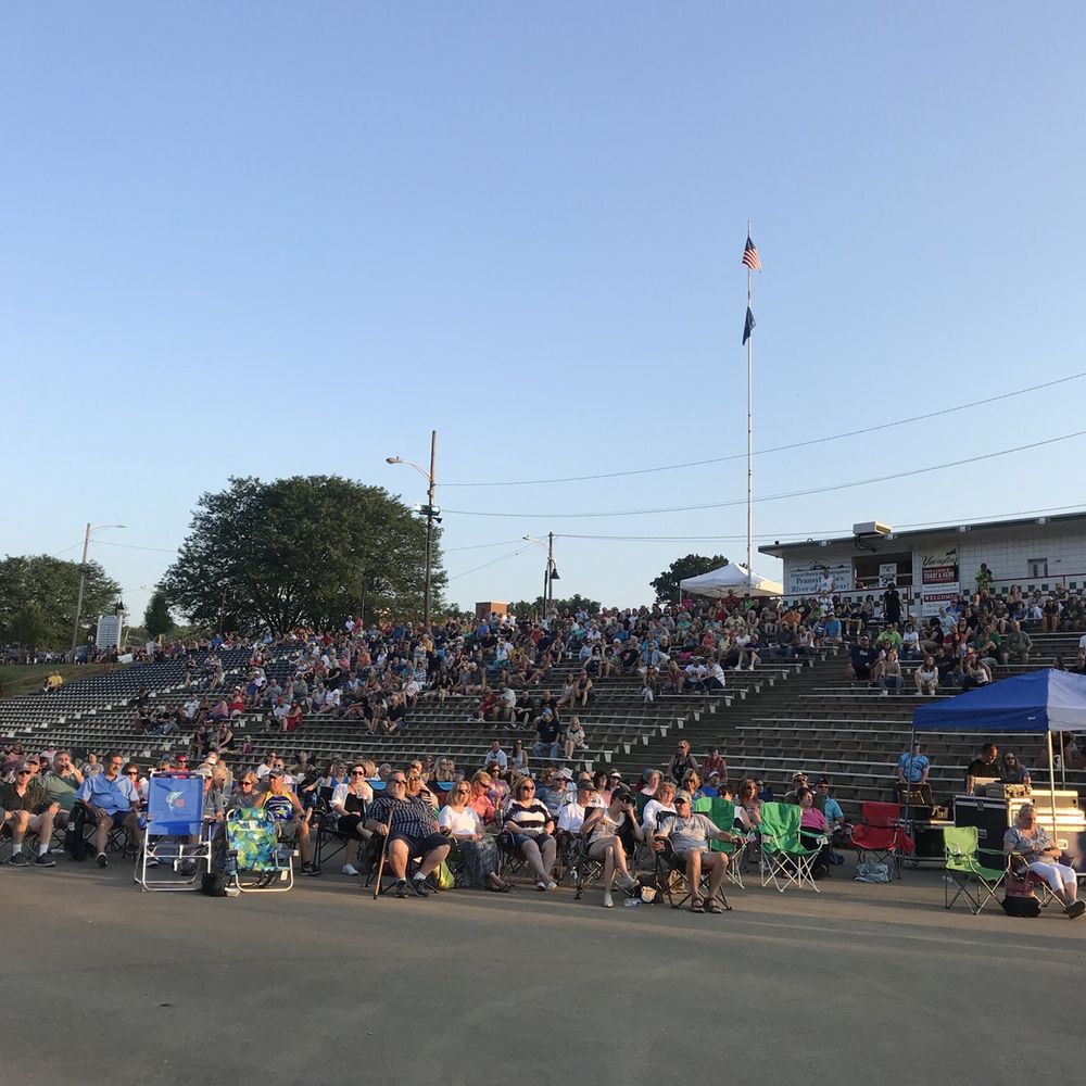 Monongahela Aquatorium - Bleacher seating for spectators or bring your own lawn chair - Music Venues Near Me - Monongahela, Pennsylvania
