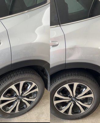 From Hail Damage to Large Dents. - Before ➡️ After.
Paintless Dent Repair is often the fastest and most affordable way to remove dents and dings. No fillers, no repainting, and most repairs are completed the same day. Keep your factory finish and avoid the high cost of traditional body shop repairs. From Hail Damage to Large Dents. - Before ➡️ After.
Paintless Dent Repair is often the fastest and most affordable way to remove dents and dings. No fillers, no repainting, and most repairs are completed the same day. Keep your factory finish and avoid the high cost of traditional body shop repairs.