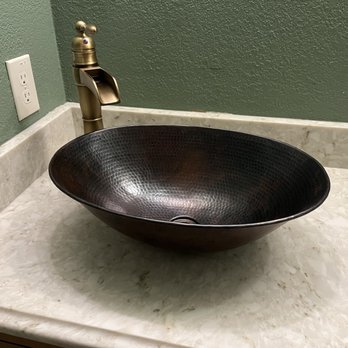 Ab Tile & Granite - Cut holes for sink and faucet - Countertop Installation Near Me - North Richland Hills, Texas