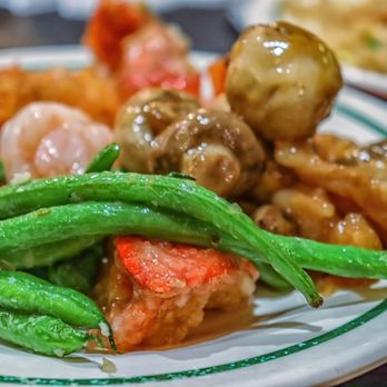 Emperor Asian Buffet - a plate of asian food - Chinese Near Me - Rancho Mirage, California