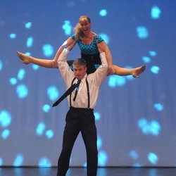 Pure Energy Dance Center - Michele & Mac performing a swing dance routine
