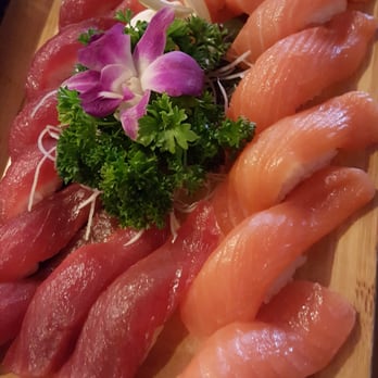 Kiku Sushi - Salmon and Tuna - Japanese Near Me - Monrovia, California