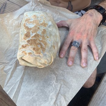 Garden Monsters - The "whole" sized wrap. It's basically the size of an infant and just as tasty. - Food Trucks Near Me - Portland, Oregon Garden Monsters - The "whole" sized wrap. It's basically the size of an infant and just as tasty. - Food Trucks Near Me - Portland, Oregon