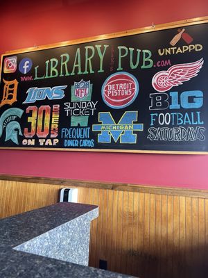 Library Sports Pub & Grill by null