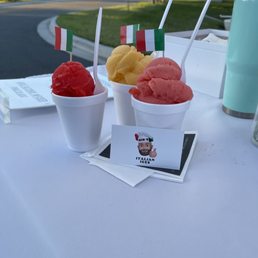 Cherry, mango, & strawberry lemonade!