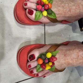 Nail Bar 86 - My Carmen Miranda sandals - Nail Salons Near Me - Lakewood, California