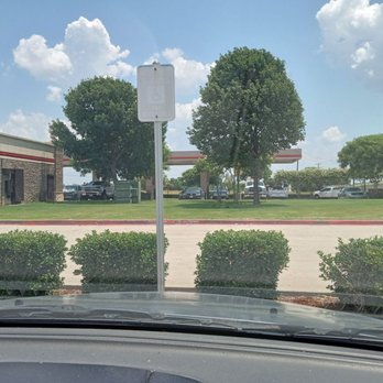 Burger King - Painted over handicap parking signs - Burgers Near Me - Mckinney, Texas