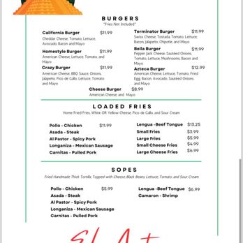 Tacos El Azteca - Menu April 2025 per Instagram - Juice Bars & Smoothies Near Me - Waterbury, Connecticut Tacos El Azteca - Menu April 2025 per Instagram - Juice Bars & Smoothies Near Me - Waterbury, Connecticut