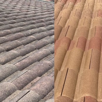 Mr Bubble Wash - Before and after roof cleaning - Pressure Washers Near Me - Boynton Beach, Florida Mr Bubble Wash - Before and after roof cleaning - Pressure Washers Near Me - Boynton Beach, Florida