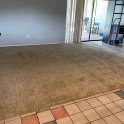Naffco Abbey Floors & Blinds - Living room; carpet with edge banding