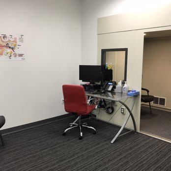 The Center for Audiology - Spacious sound booth and hearing testing room - Audiologist Near Me - Pearland, Texas The Center for Audiology - Spacious sound booth and hearing testing room - Audiologist Near Me - Pearland, Texas