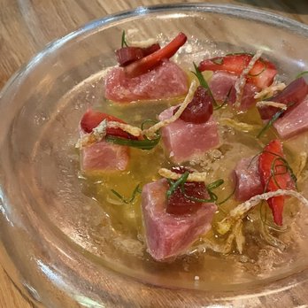 Dagon - Tuna Crudo Plate - Bars Near Me - New York, New York