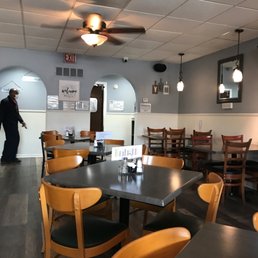 Spacious new dining room is very welcoming.